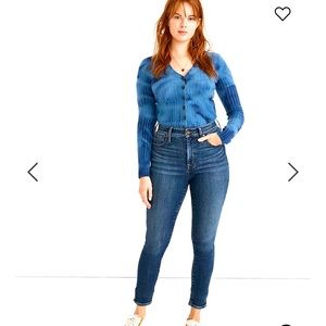 Madewell Petite Curvy High-Rise Skinny jeans 27P